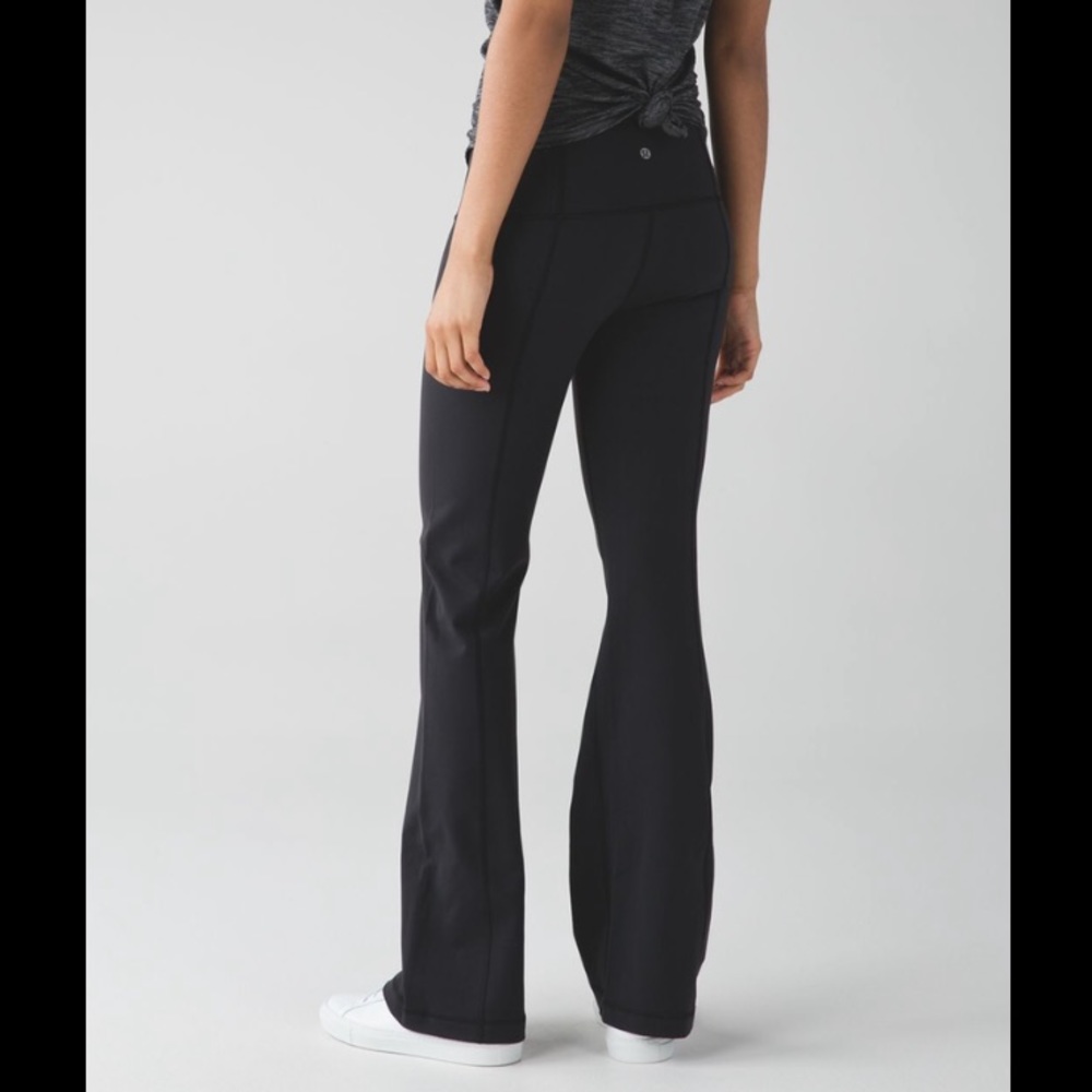 Lululemon Groove III Flare Yoga Pants Black